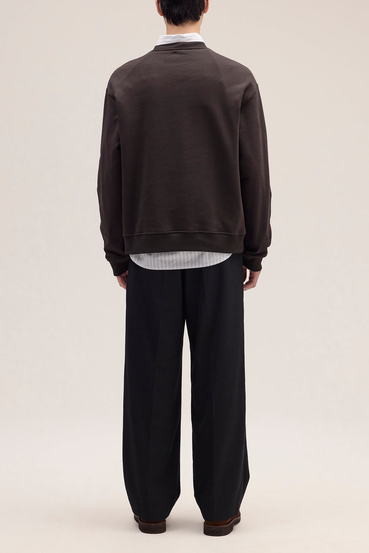 NN07 David 3014 Crewneck Sweatshirt in Dusky Port | Buster McGee
