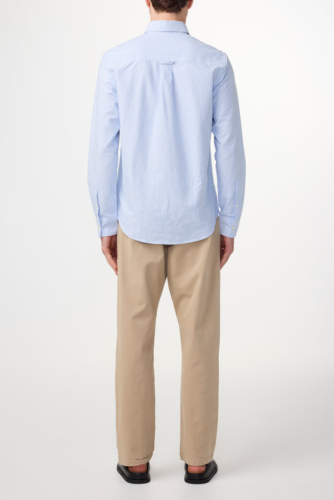 NN07 Colby BD 5910 Longsleeve Shirt in Blue Stripe | Buster McGee