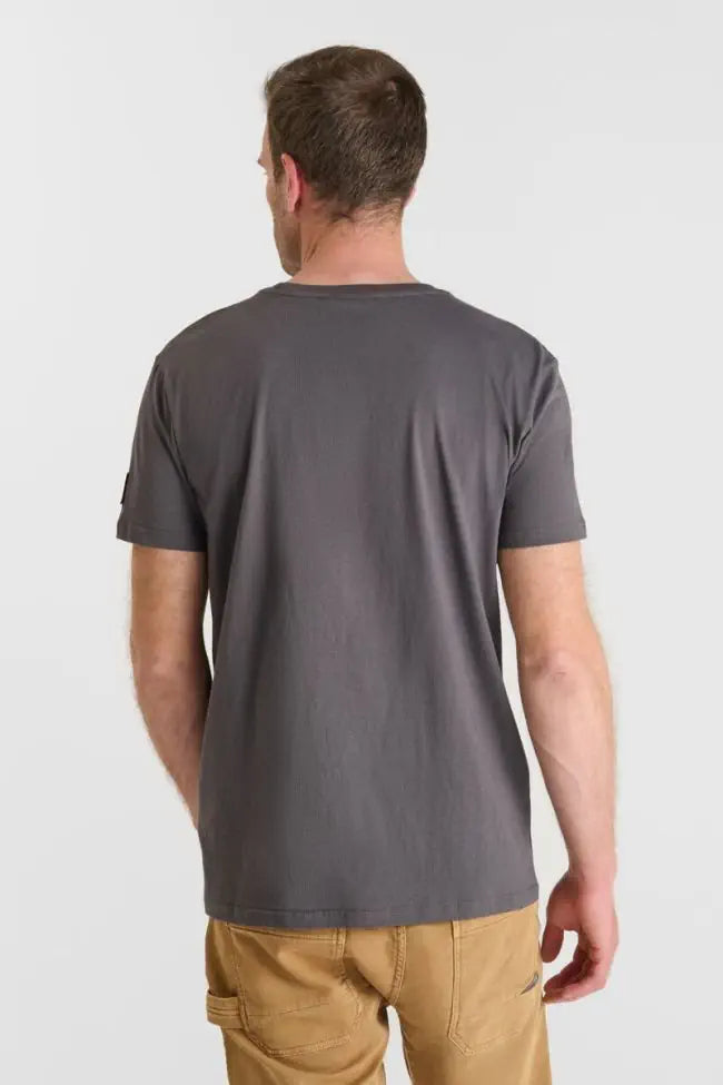 Astor Printed Tee in Metal