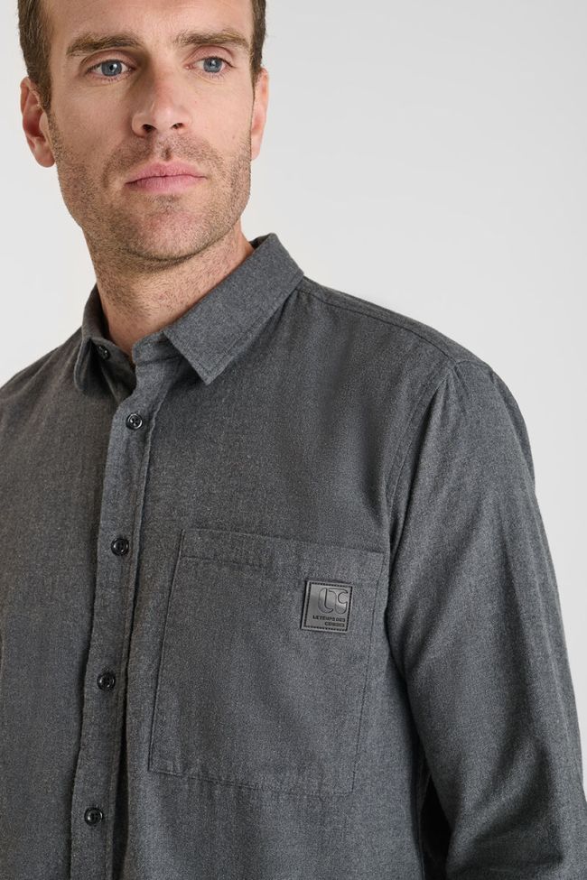 Le Temps des Cerises Gastel Longsleeve Shirt in Metal | Buster McGee