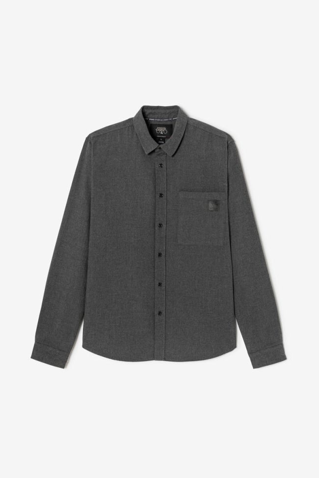 Le Temps des Cerises Gastel Longsleeve Shirt in Metal | Buster McGee