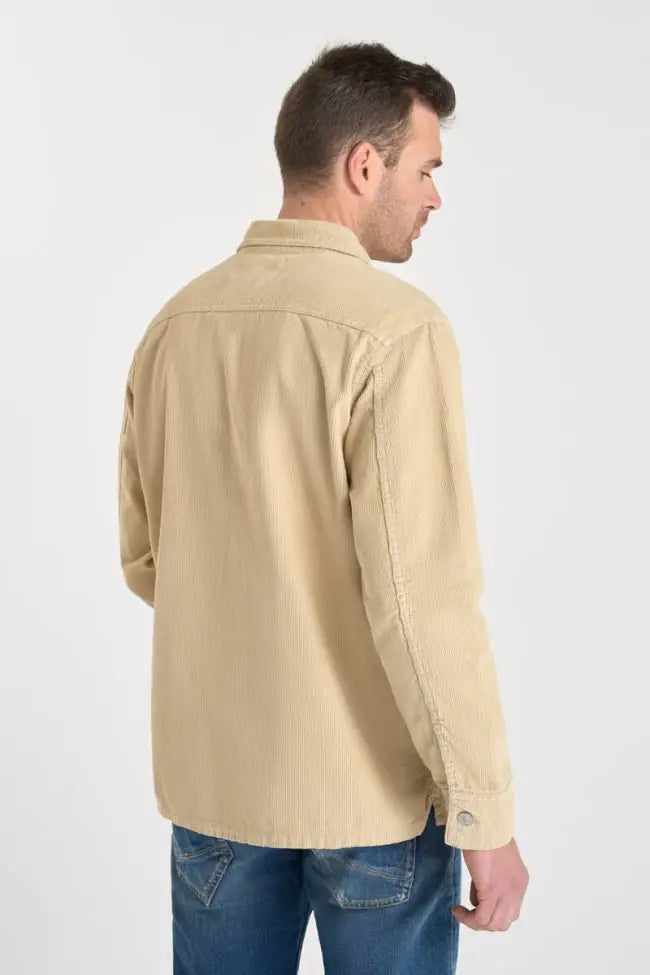 Le Temps de Cerises Hisa Velvet Jacket in Beige | Buster McGee