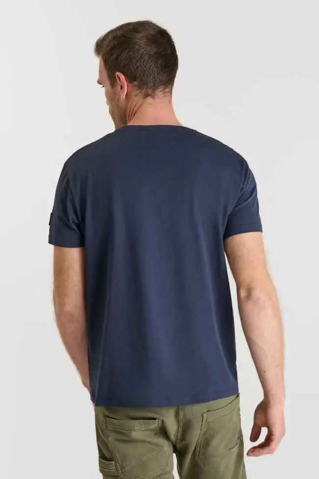 Jamie Printed Tee in Eclipse