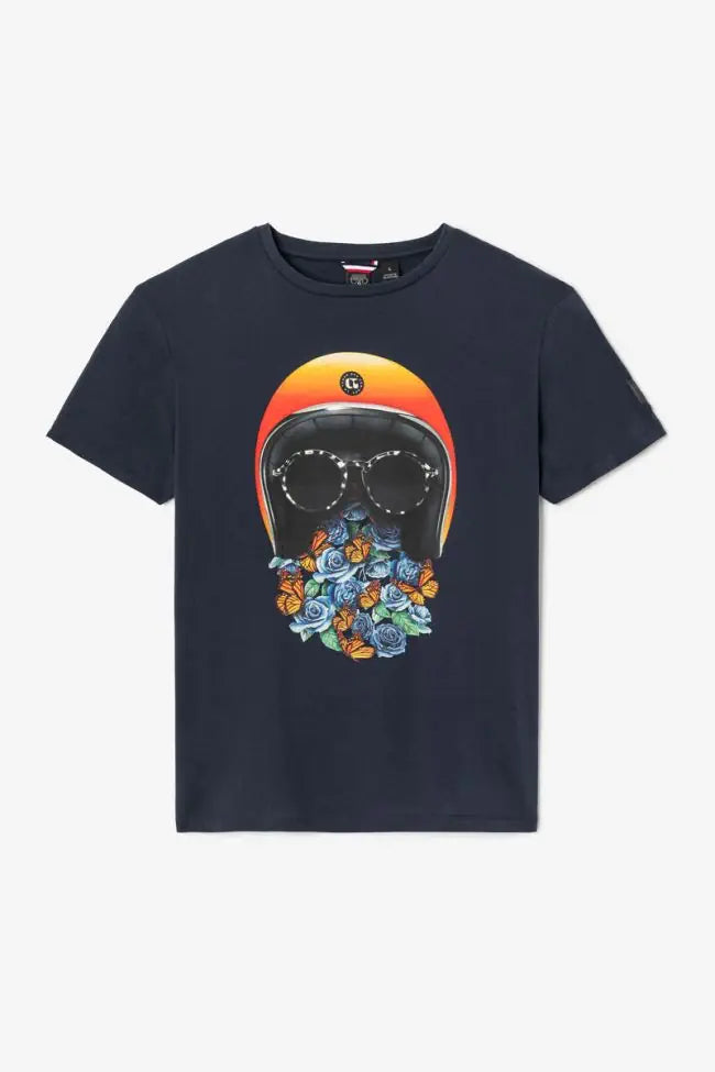 Le Temps des Cerises Jamie Printed Tee in Eclipse | Buster McGee