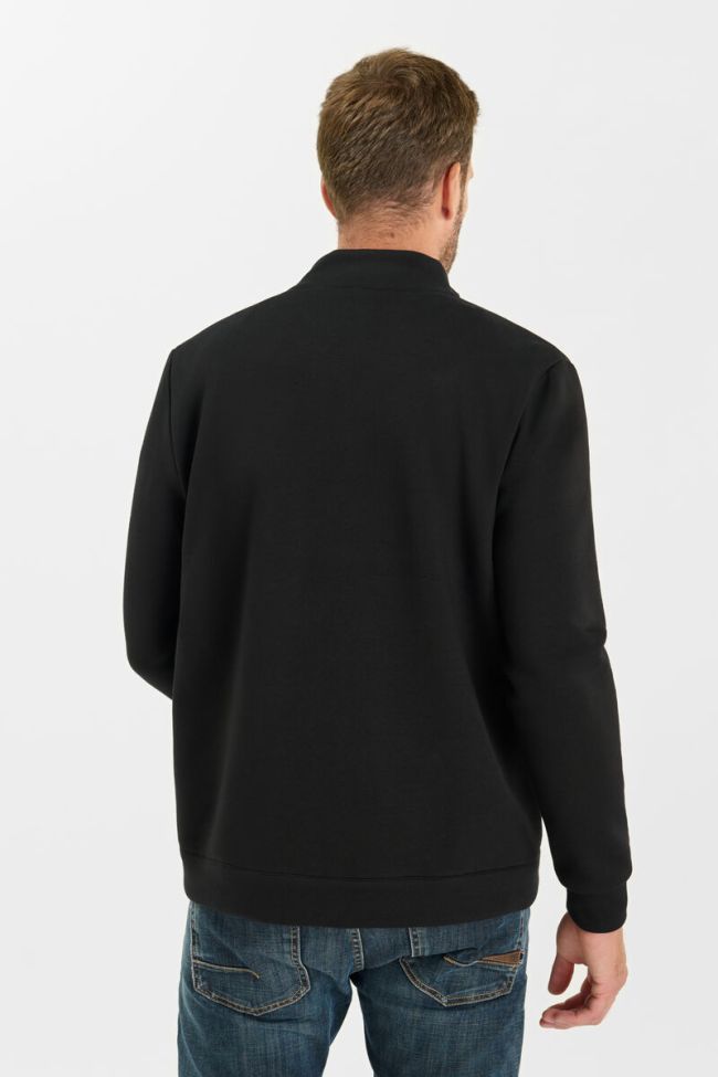 Miron Dual Fabric Jacket in Black