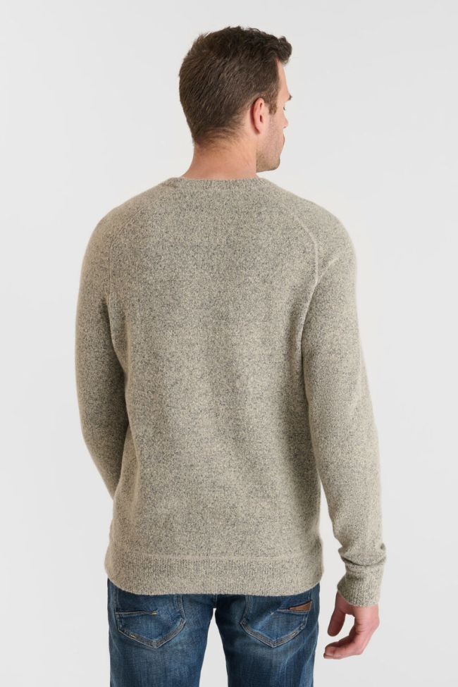 Le Temps des Cerises Nitor Crewneck Jumper in Fog | Buster McGee