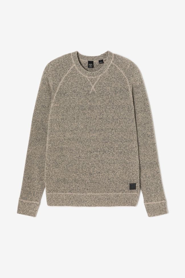 Le Temps des Cerises Nitor Crewneck Jumper in Fog | Buster McGee