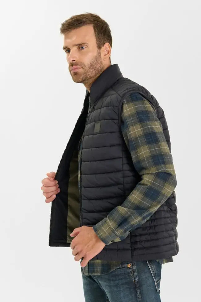 Ocroz Sleeveless Down Jacket in Black