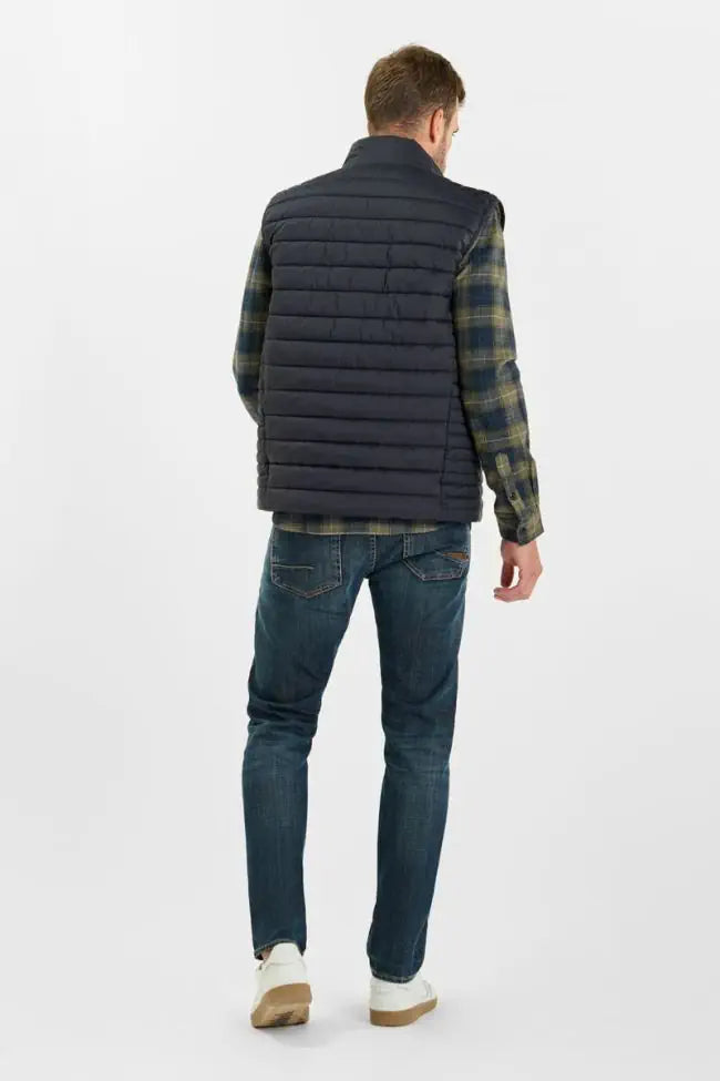 Ocroz Sleeveless Down Jacket in Black