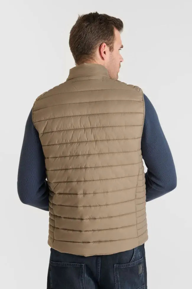 Ocroz Sleeveless Down Jacket in Cord