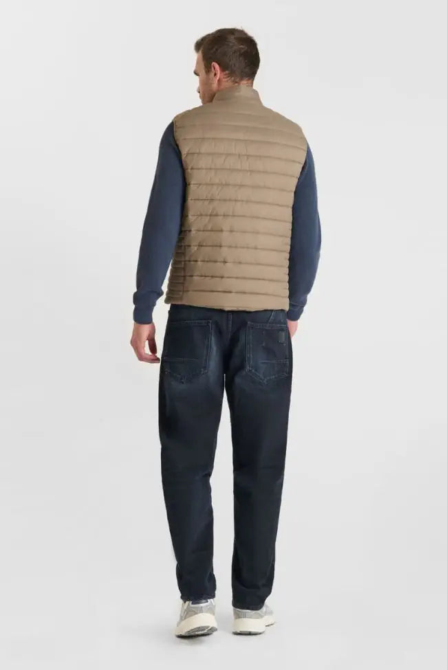 Ocroz Sleeveless Down Jacket in Cord