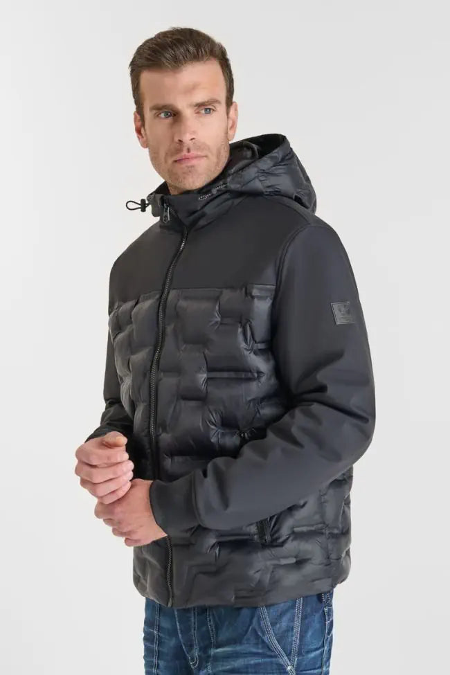 Le Temps des Cerises Rejan Down Jacket in Black | Buster McGee