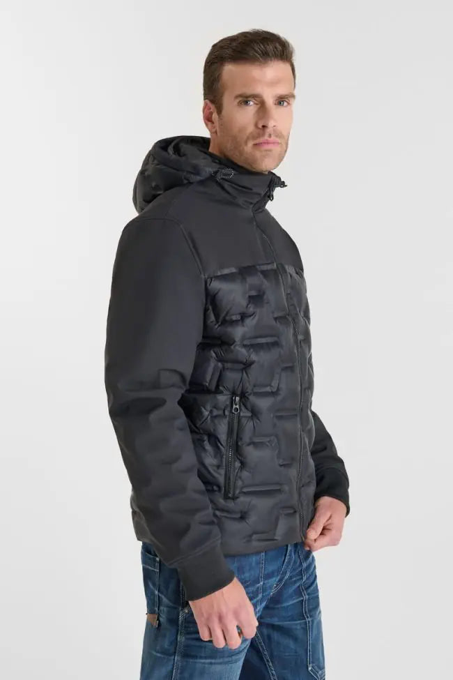 Le Temps des Cerises Rejan Down Jacket in Black | Buster McGee