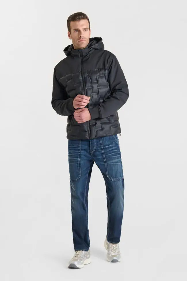 Le Temps des Cerises Rejan Down Jacket in Black | Buster McGee