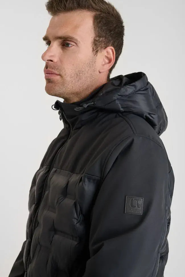 Le Temps des Cerises Rejan Down Jacket in Black | Buster McGee