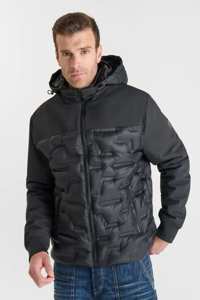 Le Temps des Cerises Rejan Down Jacket in Black | Buster McGee