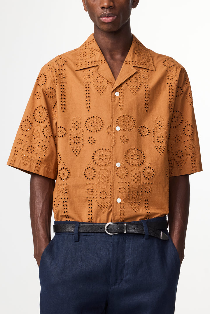NN07 Ben SS Shirt 5392 in Caramel | Buster McGee
