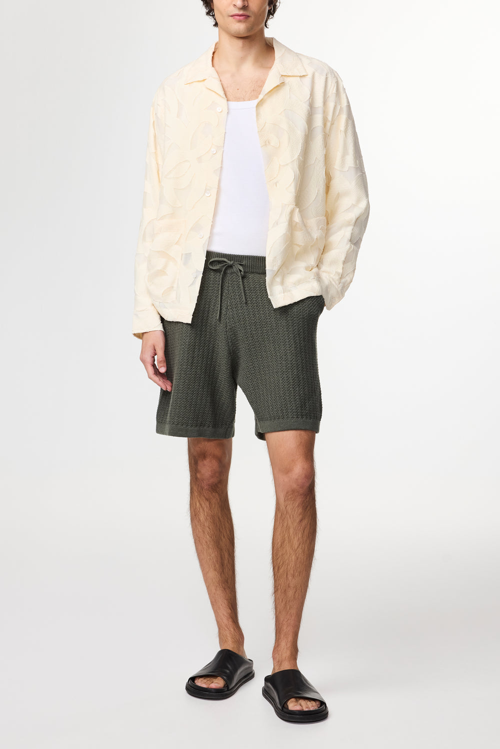 NN07 Marc Shorts 6686 in Croc Green | Buster McGee