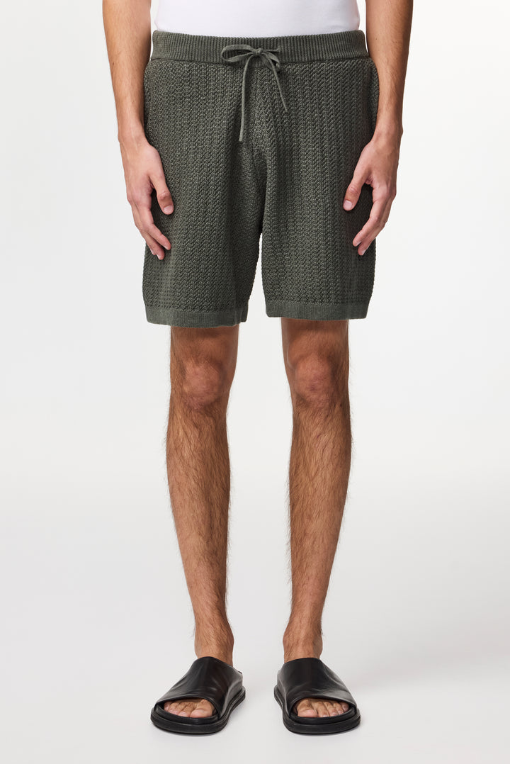 NN07 Marc Shorts 6686 in Croc Green | Buster McGee