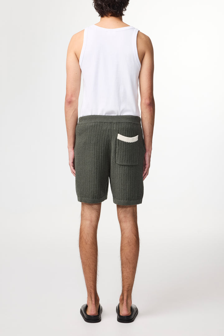 NN07 Marc Shorts 6686 in Croc Green | Buster McGee