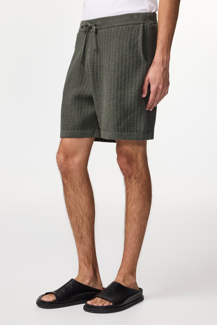 NN07 Marc Shorts 6686 in Croc Green | Buster McGee