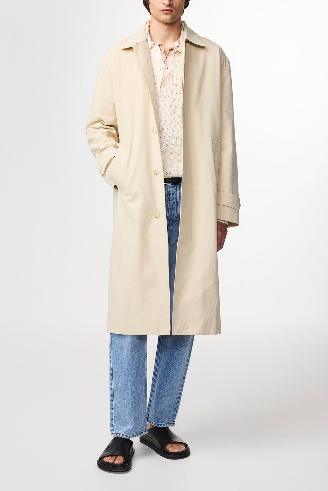 NN07 Gibson Coat 8446  in Ecru | Buster McGee