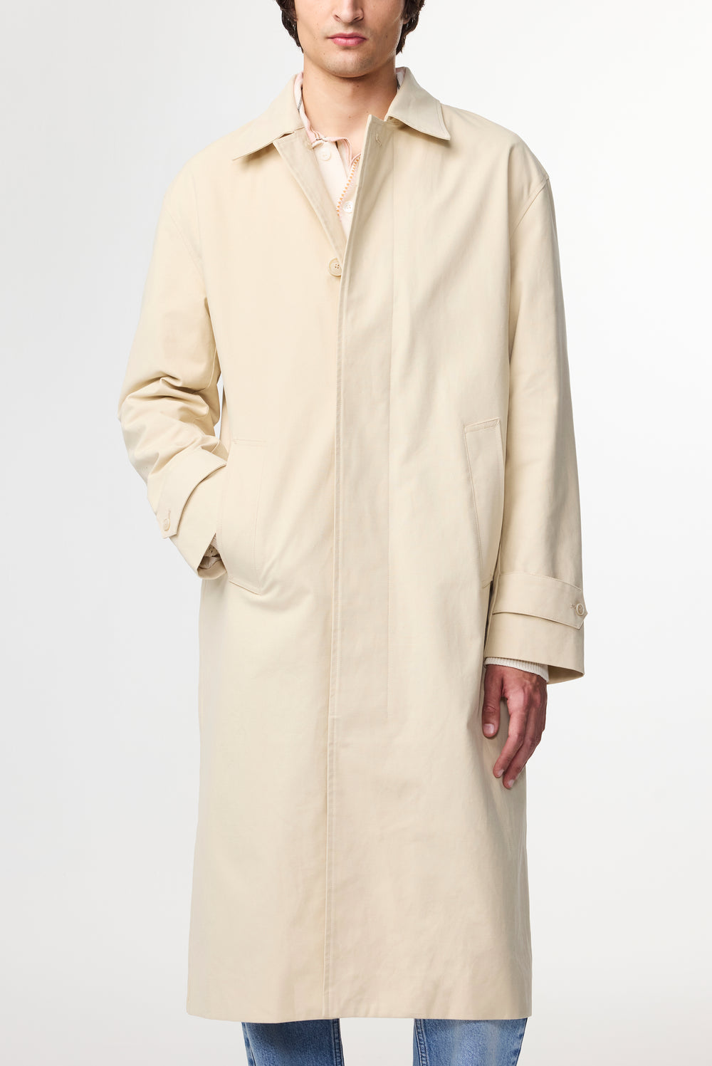 NN07 Gibson Coat 8446  in Ecru | Buster McGee