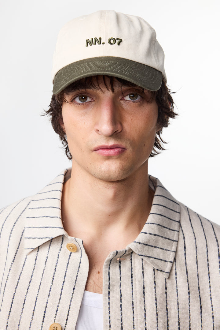 NN07 Logo Cap 9041 in Croc Green | Buster McGee