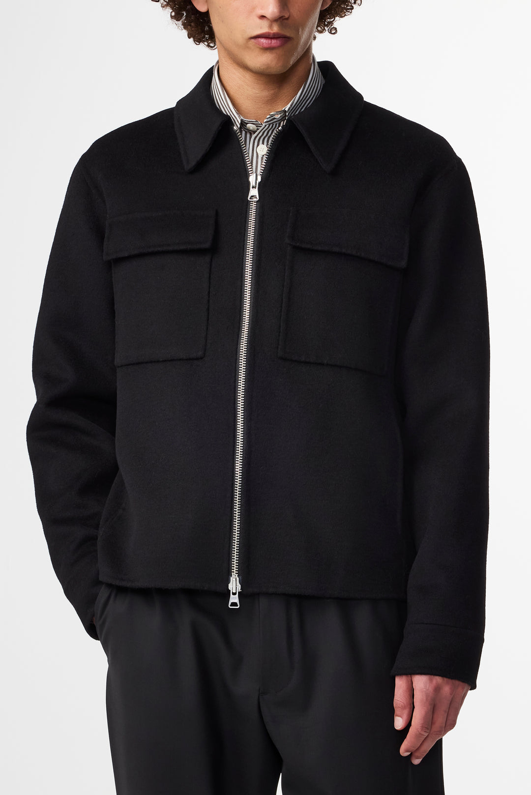 NN07 Alban 8447 Wool-Blend Jacket in Black | Buster McGee Daylesford