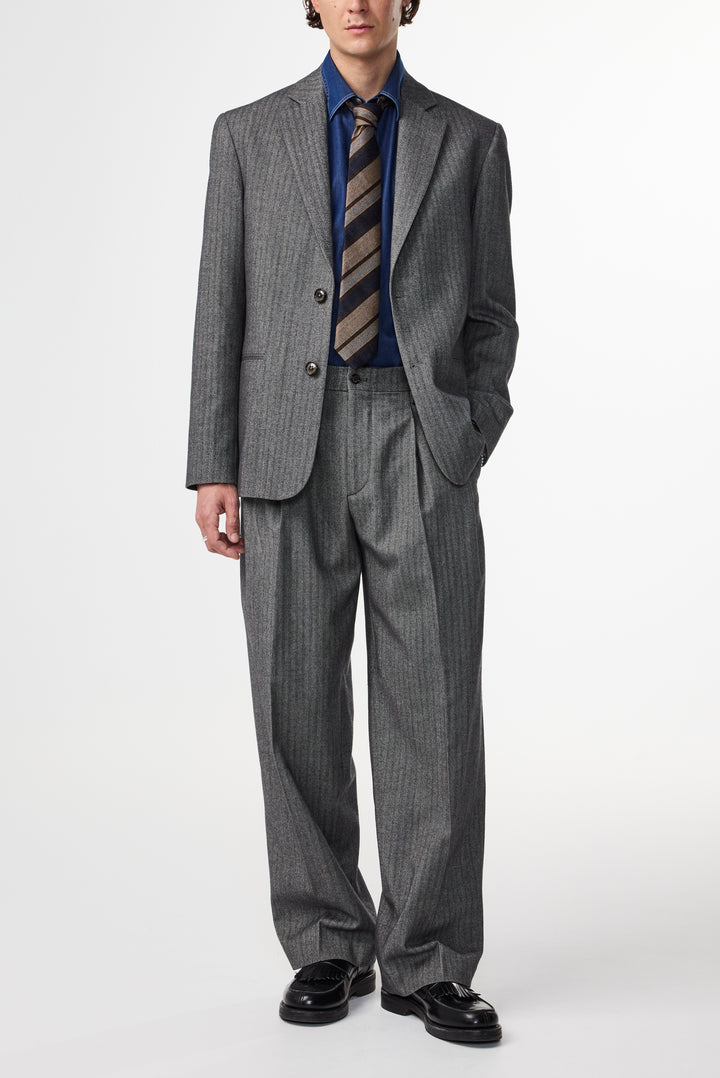 NN07 Justin 10001 Dress Pant in Black Melange | Buster McGee