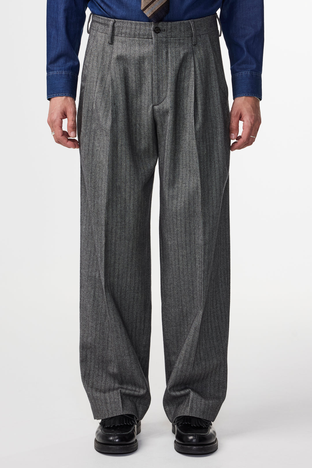 NN07 Justin 10001 Dress Pant in Black Melange | Buster McGee