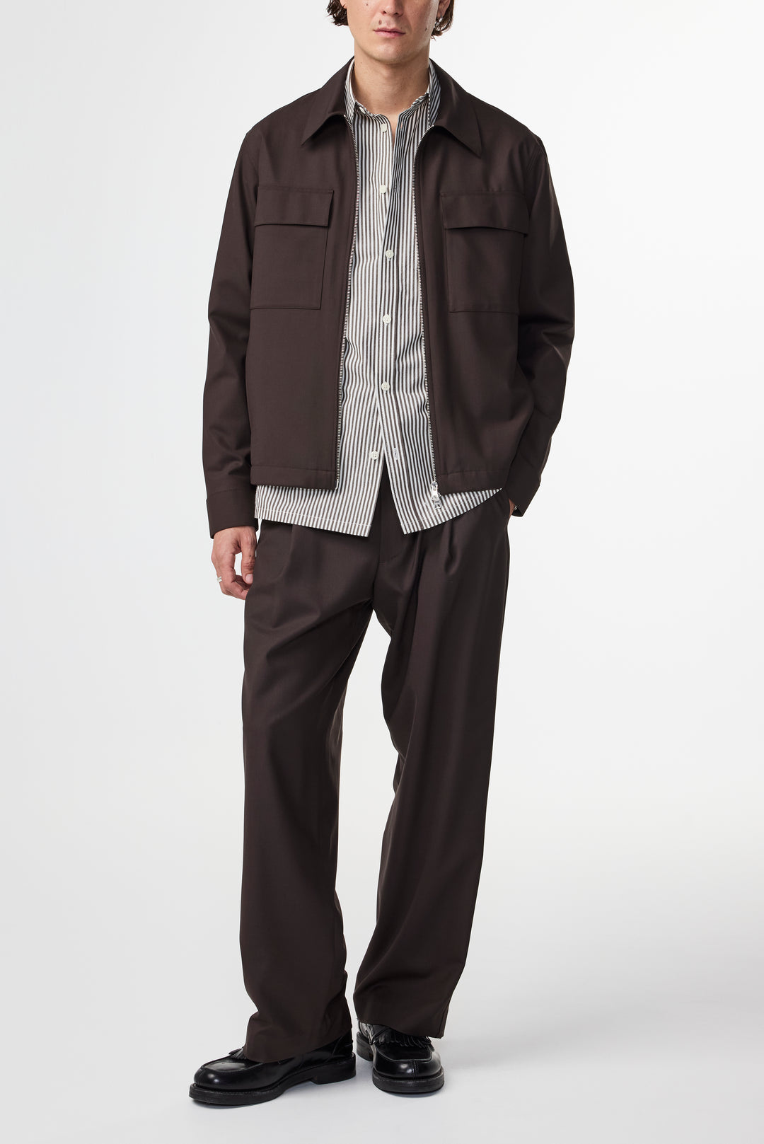 NN07 Alban 1088 Hybrid Jacket in Demitasse | Buster McGee Daylesford