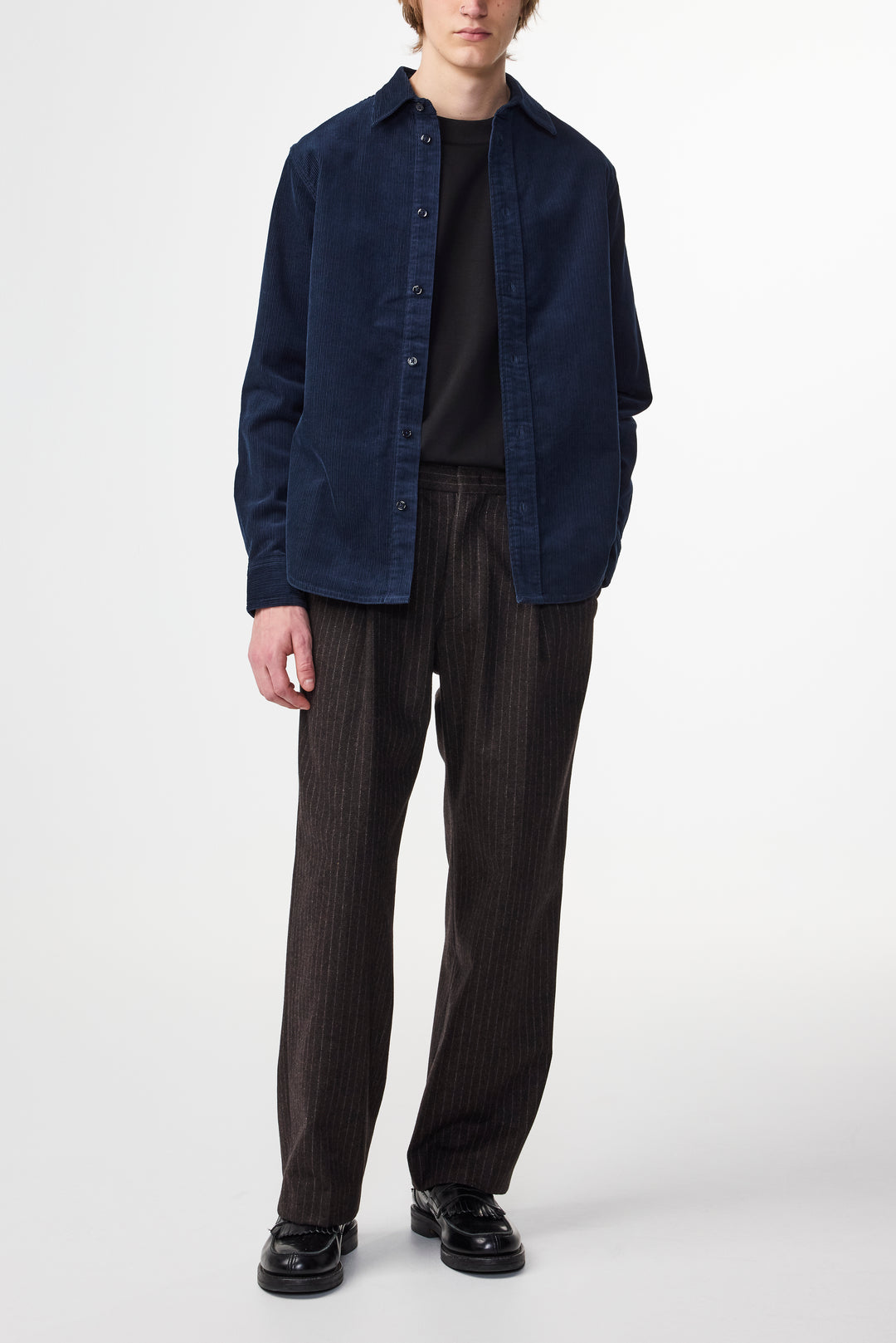 NN07 Colby 50002 Longsleeve Shirt in Navy Blue | Buster McGee