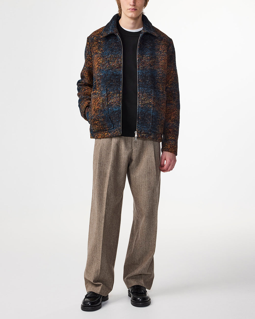 NN.07 Gael 8267 Jacket in Blue Multi | Buster McGee Daylesford