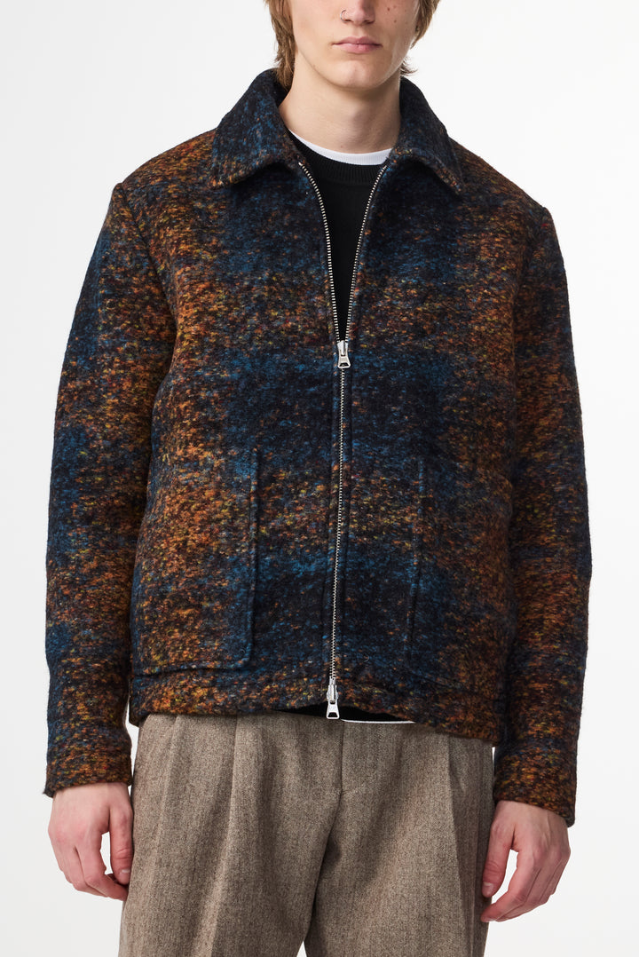 NN.07 Gael 8267 Jacket in Blue Multi | Buster McGee Daylesford