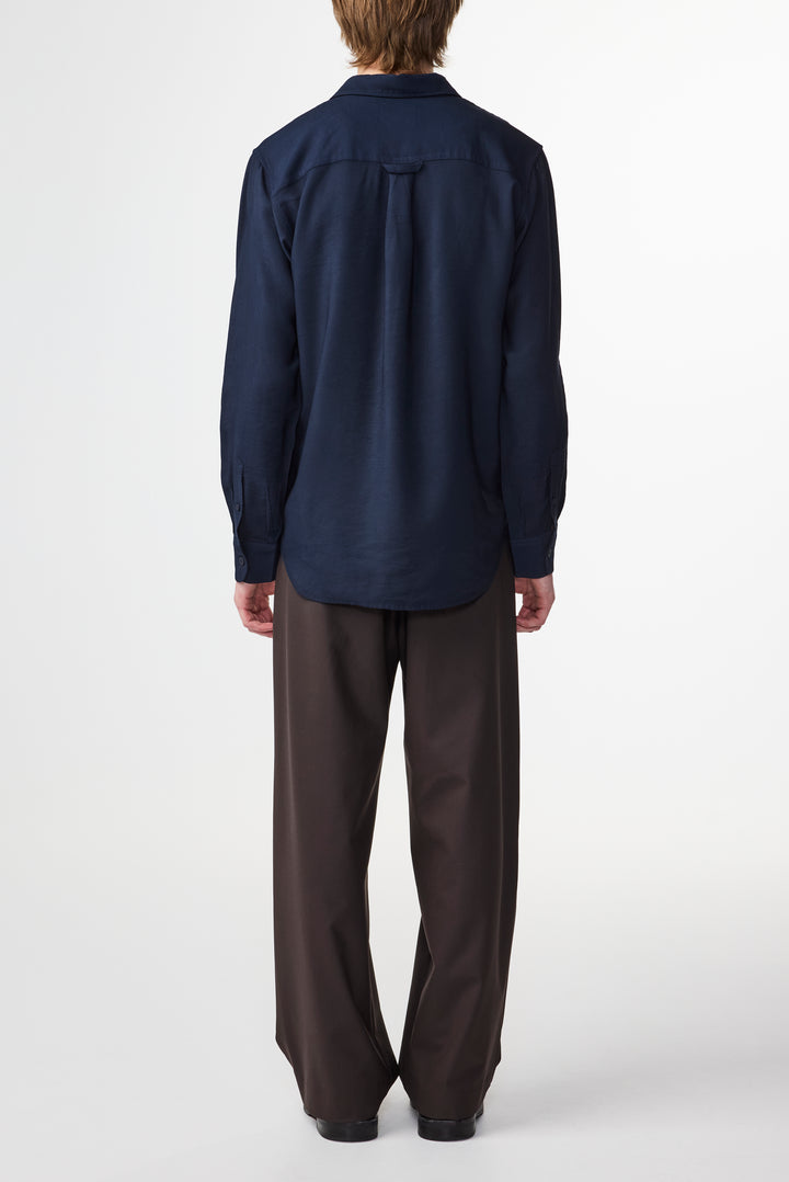 NN07 Colby 5027 Longsleeve Shirt in Navy Blue | Buster McGee