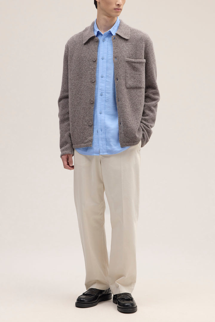 NN07 Jonas 6683 Polo Cardigan in Mable Husk | Buster McGee Daylesford