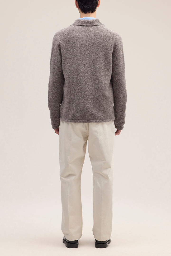 NN07 Jonas 6683 Polo Cardigan in Mable Husk | Buster McGee Daylesford