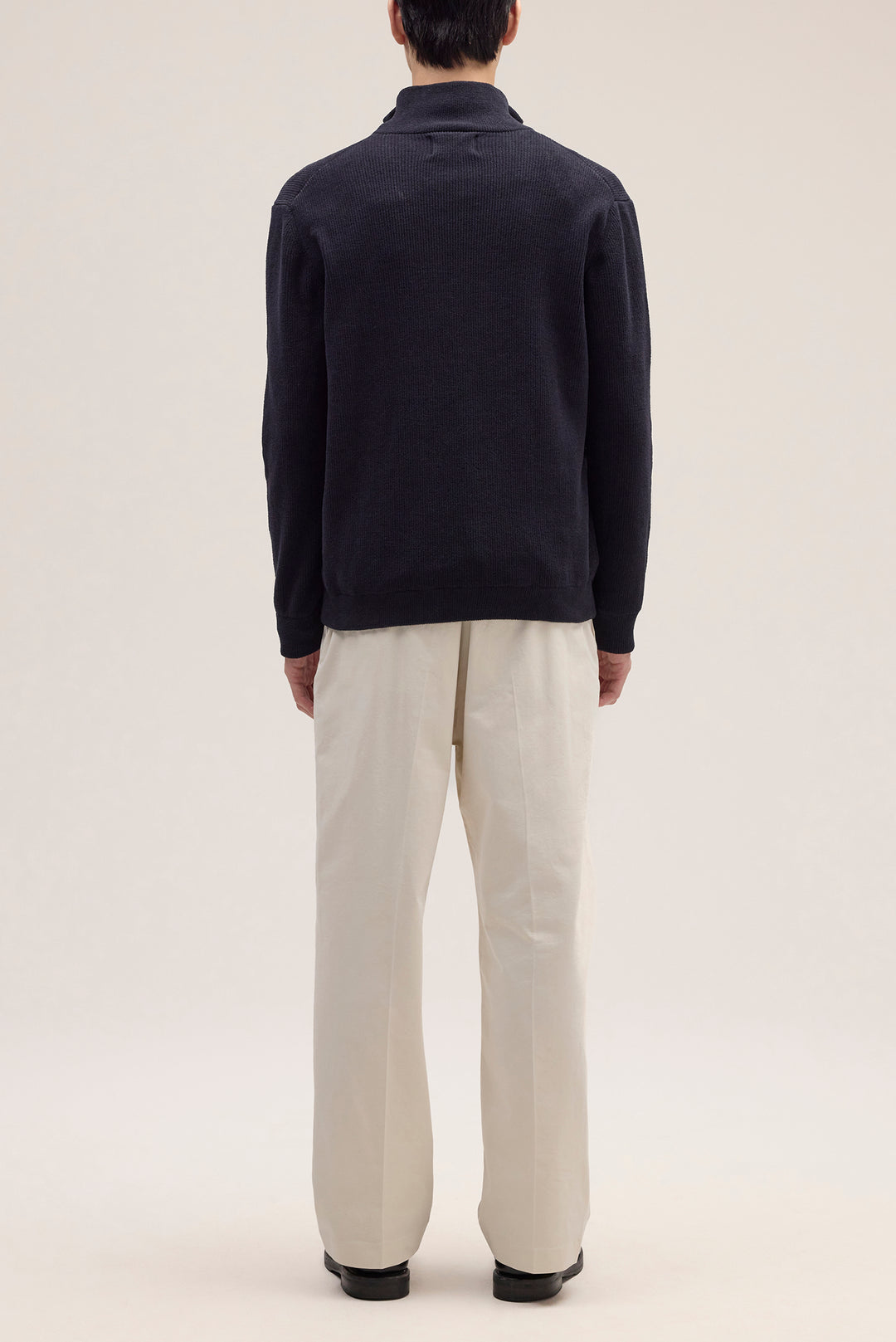 NN07 Danny 6429 Half Zip Sweater in Navy Blue | Buster McGee