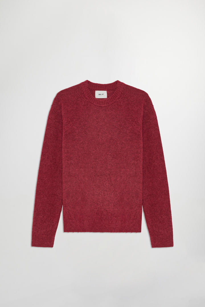 NN07 Russell 60012 Crewneck Sweater in Cranberry | Buster McGee