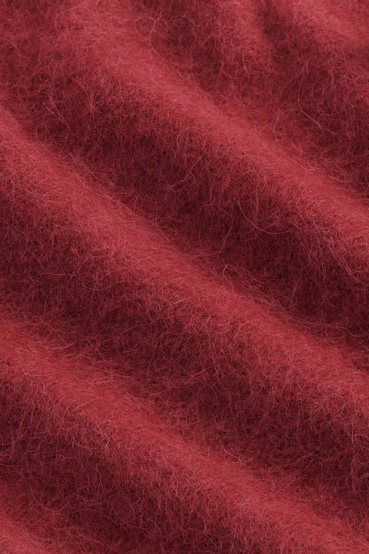 NN07 Russell 60012 Crewneck Sweater in Cranberry