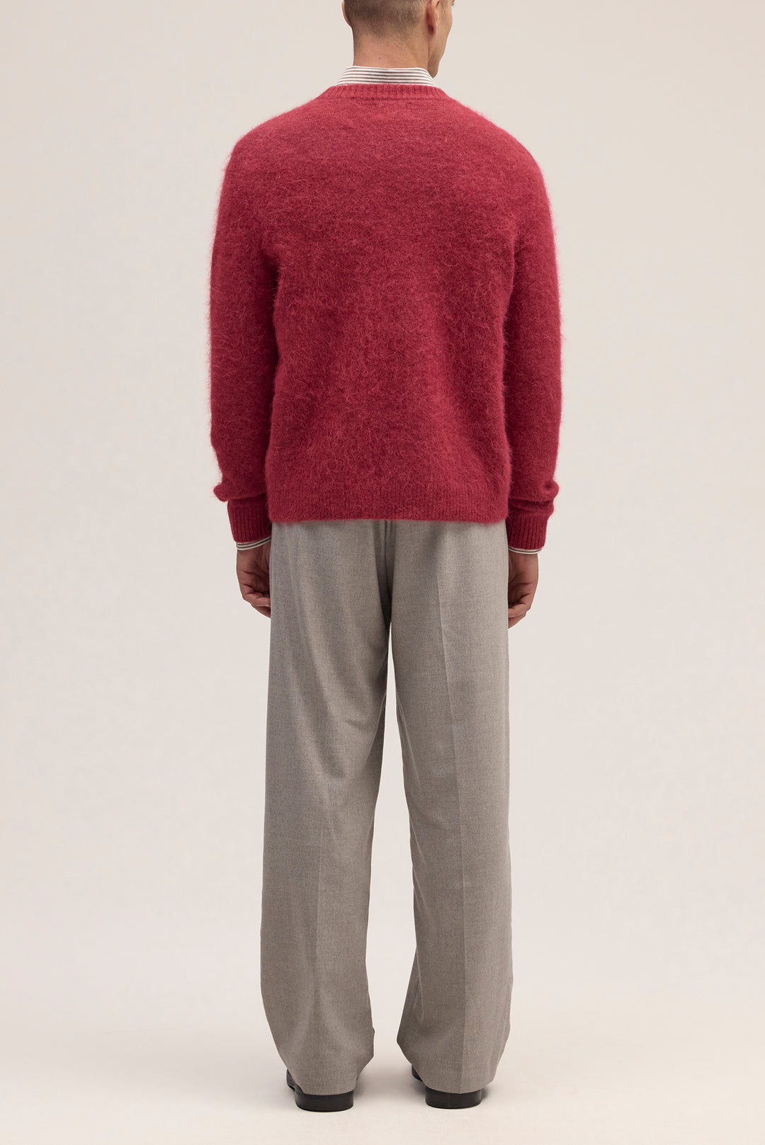 NN07 Russell 60012 Crewneck Sweater in Cranberry | Buster McGee