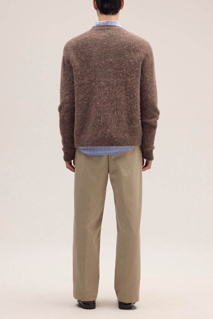 NN07 Russell 60012 Crewneck Sweater in Mable Husk | Buster McGee