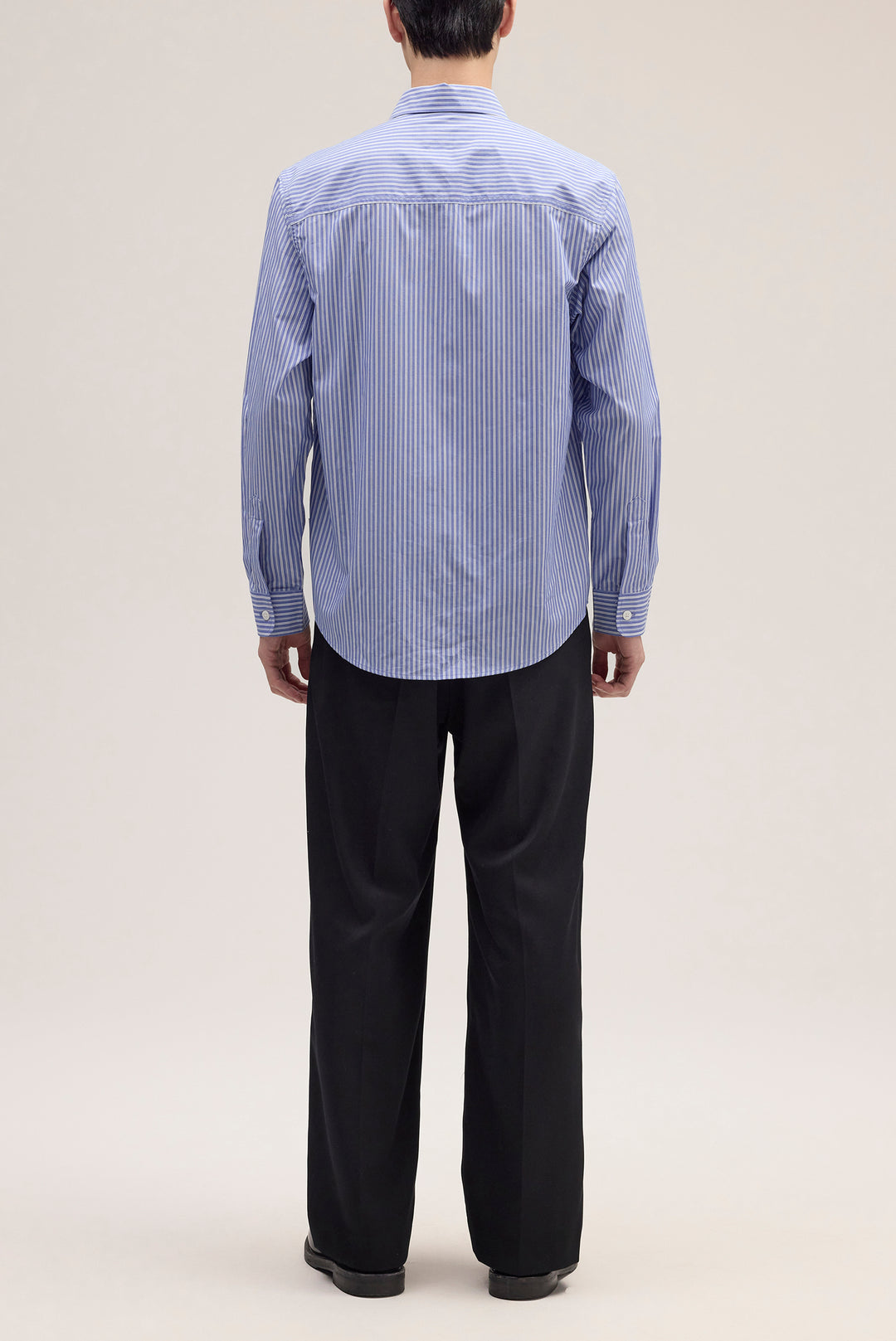 NN07 Quinsy 5322 Long Sleeve Shirt in Blue Stripe | Buster McGee
