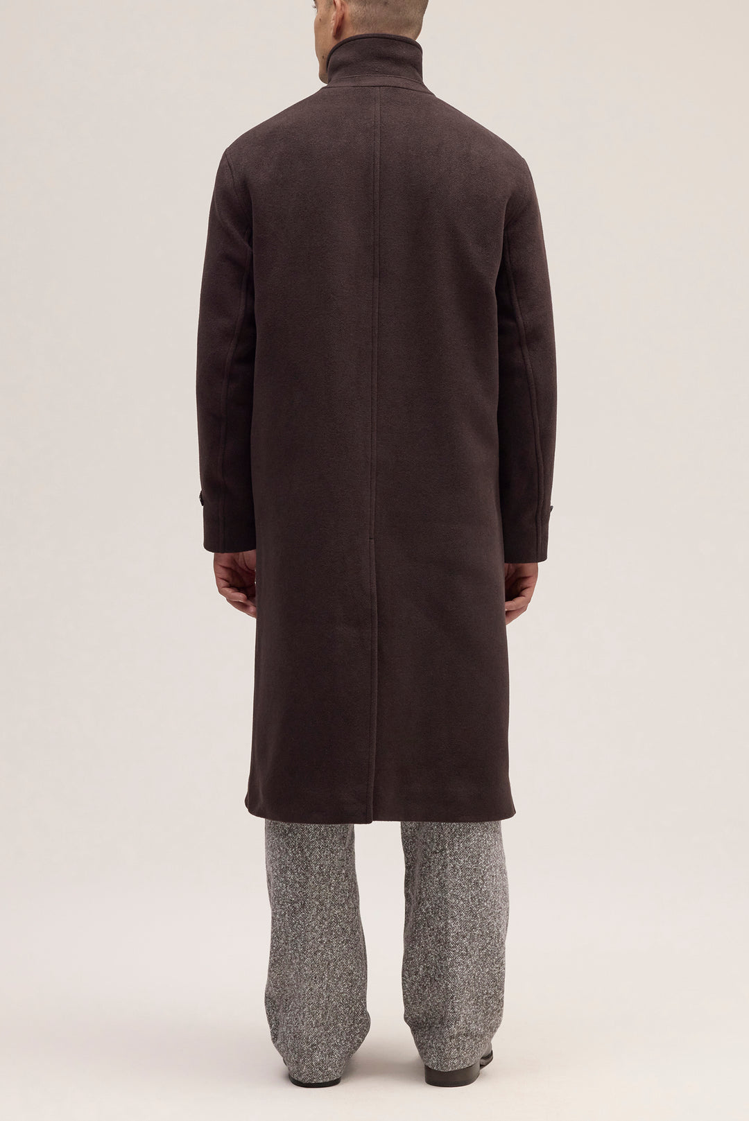 NN07 Gibson 8448  Wool Coat in Demitasse | Buster McGee Daylesford
