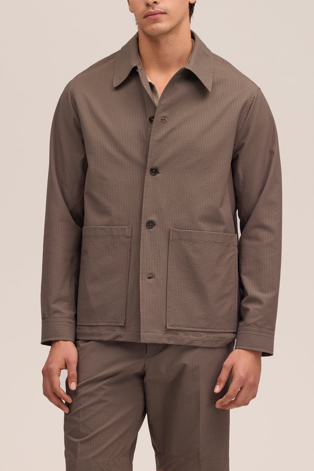 NN07 Blaze 10038 Hybrid Jacket in Mable Husk