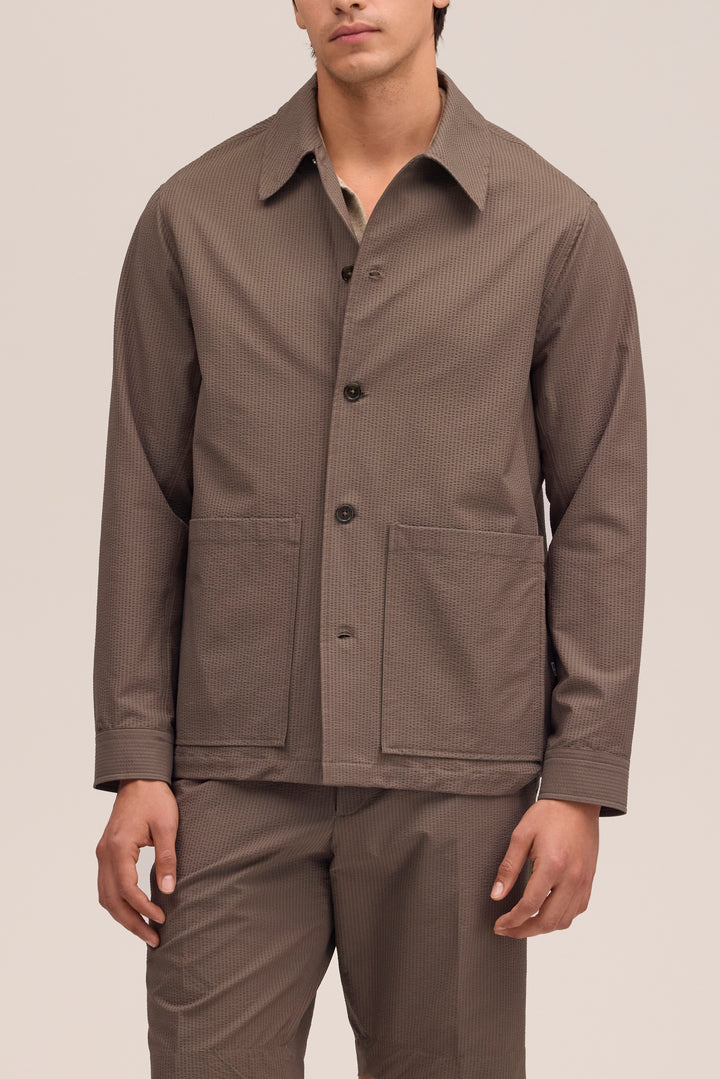 NN07 Blaze 10038 Hybrid Jacket in Mable Husk