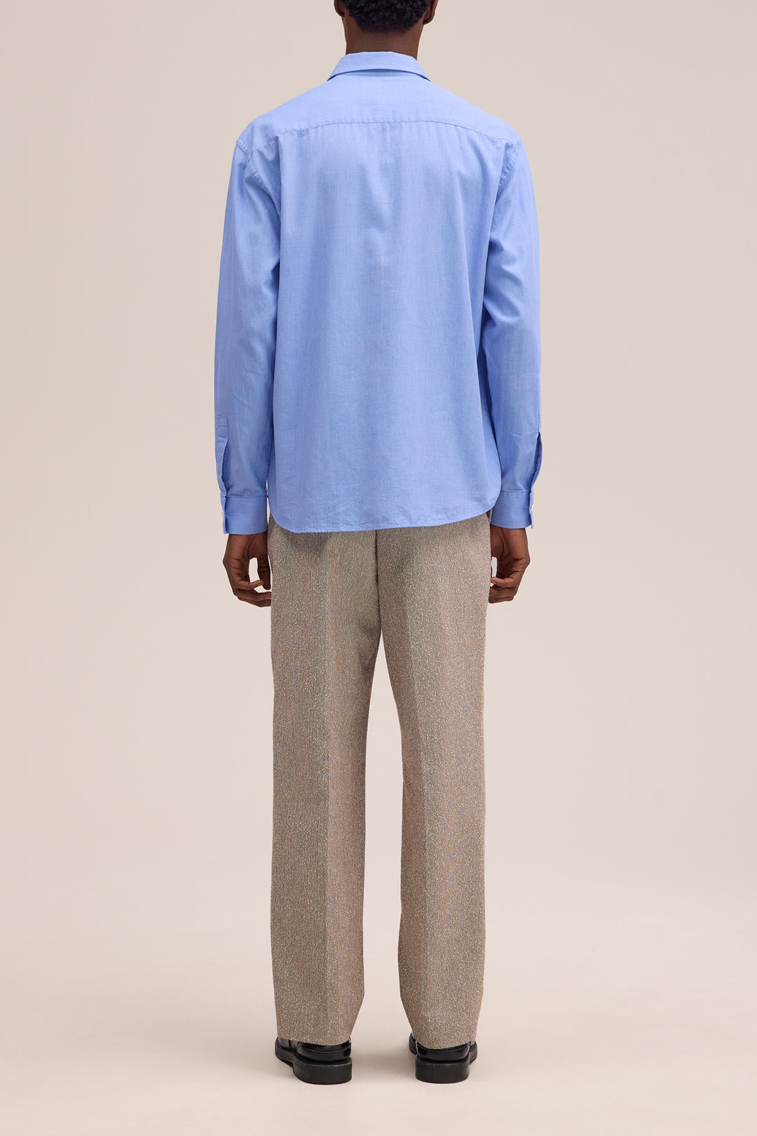 NN07 Deon 50053 LS Shirt in Blue Quartz