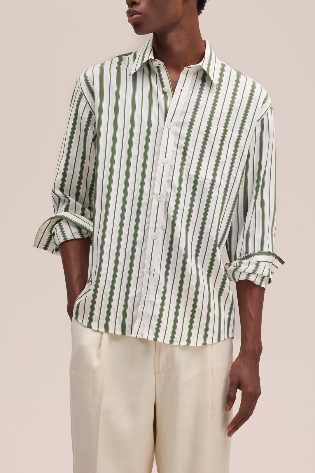 NN07 Deon 50039 LS Shirt in Deep Truffle