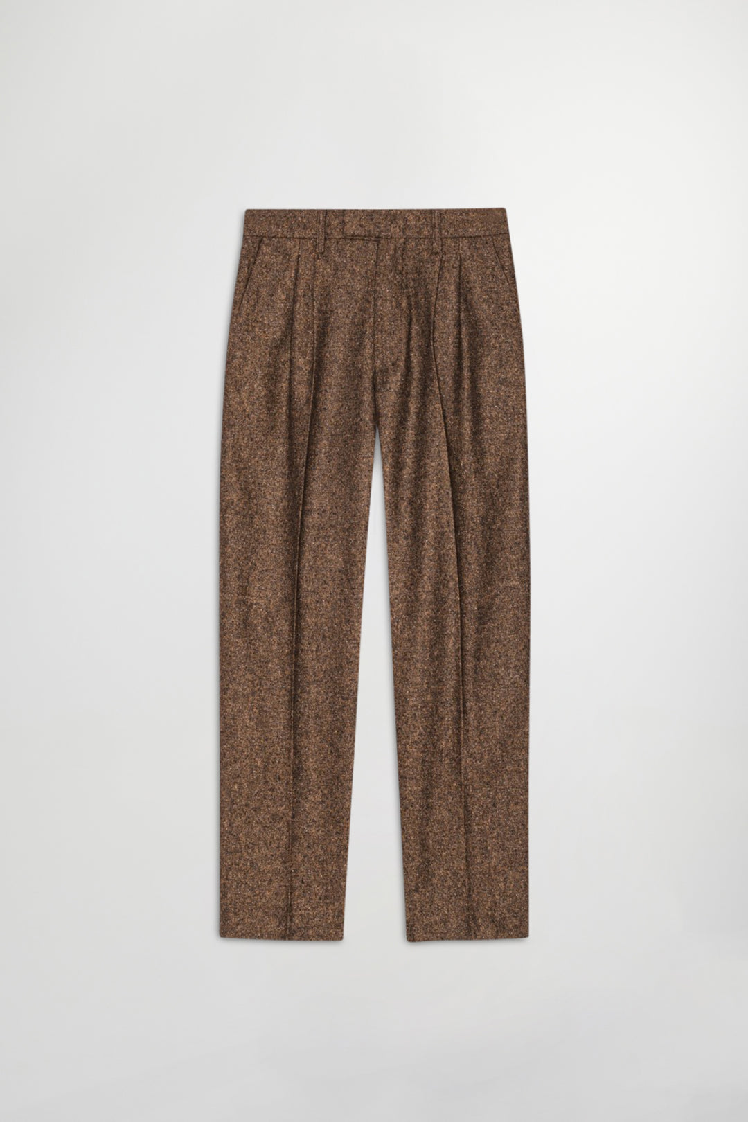 NN07 Fritz 1799 Donegal Tweed Trouser in Orange Brown | Buster McGee